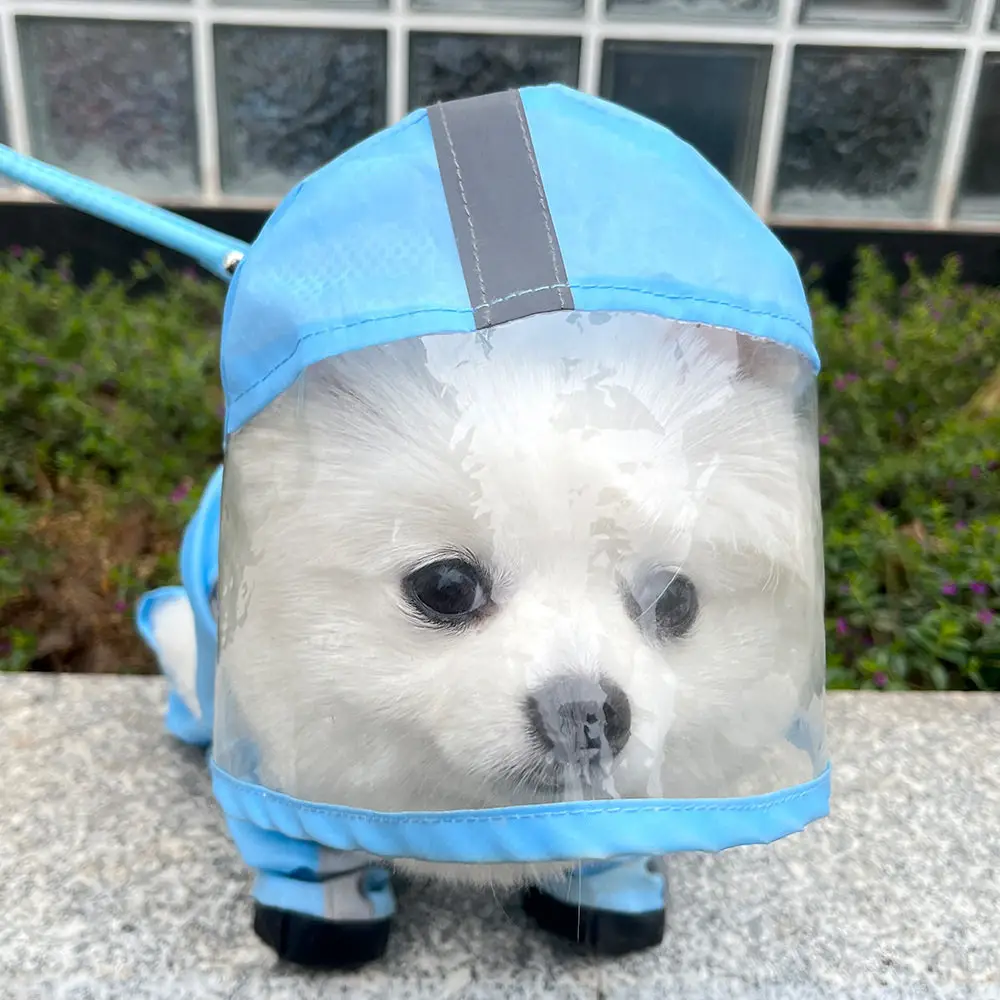 Dog Raincoat with Full Coverage for All Four Legs, Waterproof, for Small Dogs Like Bichon, Teddy, Pomeranian, and Schnauzer — feature 15