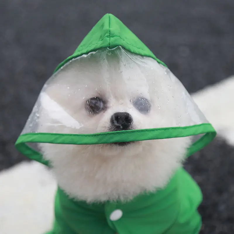Dog Raincoat with Full Coverage for All Four Legs, Waterproof, for Small Dogs Like Bichon, Teddy, Pomeranian, and Schnauzer — feature 27