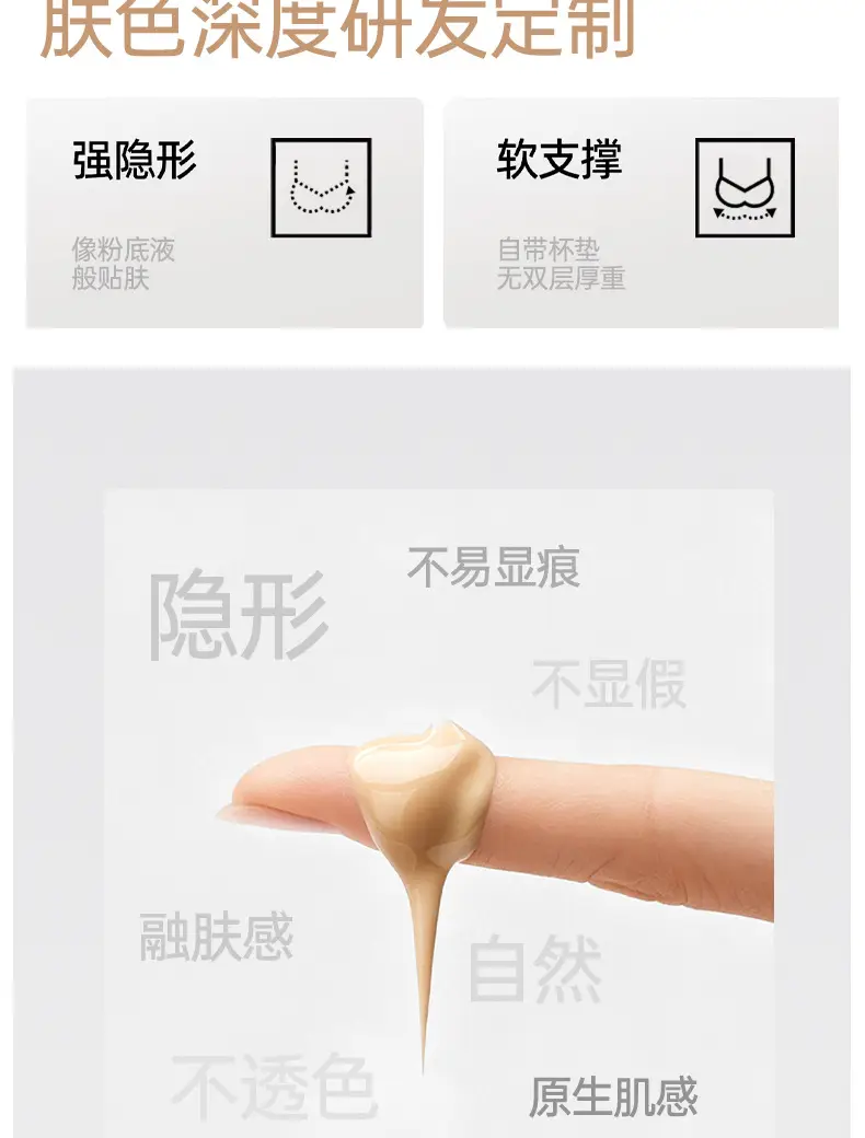 [Original] Camellia Fragrance Foundation Liquid Foundation, Seamless Underwear, Push-Up Bra, Sexy Lace Camisole Bra — feature 3