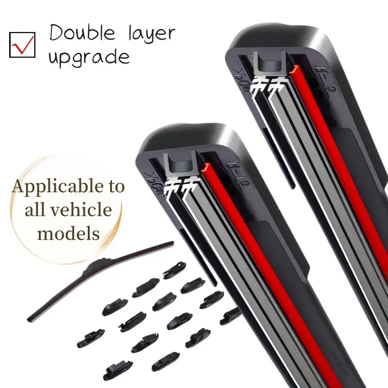 Cross-Border Delivery of Wiper Blades Suitable for Kia Sportage, Universal A-Type Multifunctional Dual-Strip 6-Layer Wiper Blades