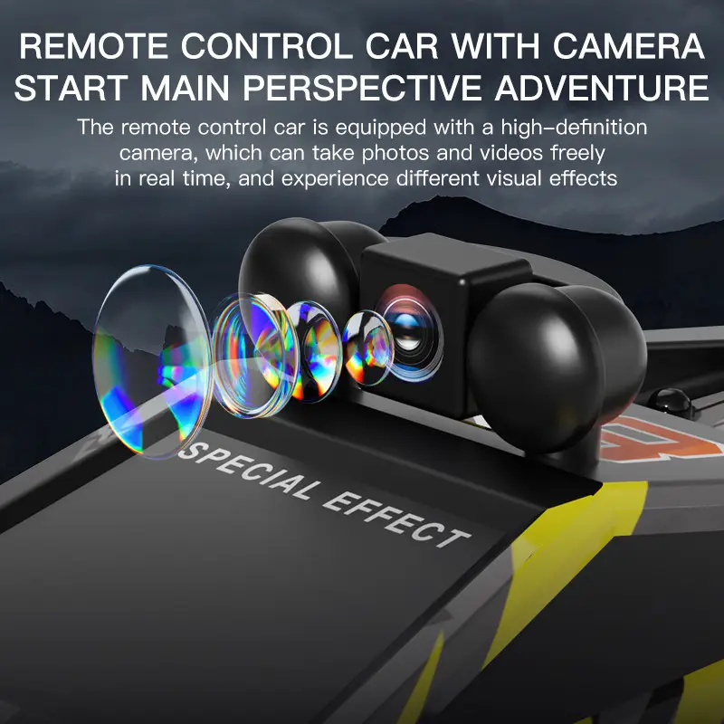 Cross-Border Hot-Selling 2.4g Remote Control Car with Aerial Photography, 1:28 Scale, App-Controlled High-Speed Drifting Off-Road Toy Climbing Car