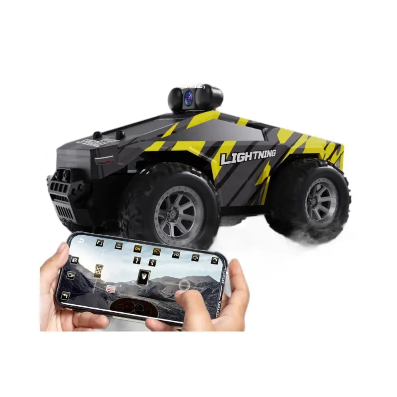 Cross-Border Hot-Selling 2.4g Remote Control Car with Aerial Photography, 1:28 Scale, App-Controlled High-Speed Drifting Off-Road Toy Climbing Car