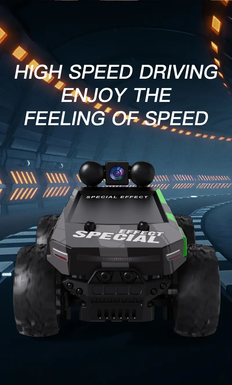 Cross-Border Hot-Selling 2.4g Remote Control Car with Aerial Photography, 1:28 Scale, App-Controlled High-Speed Drifting Off-Road Toy Climbing Car — feature 14