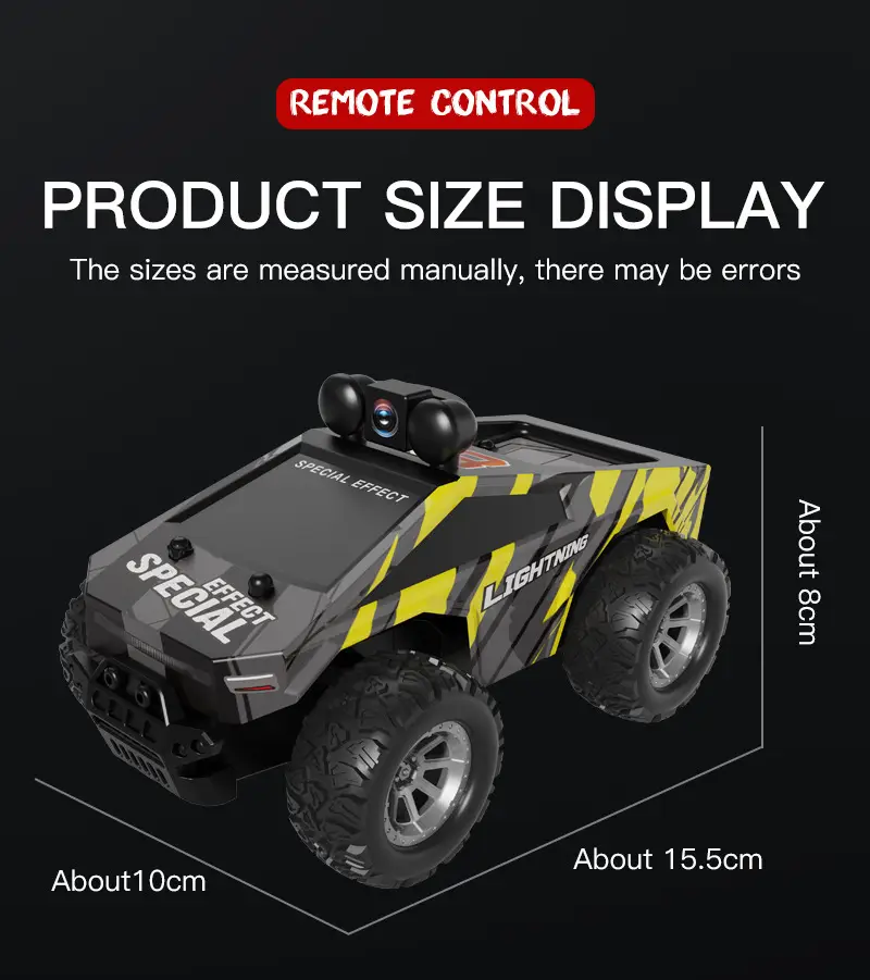 Cross-Border Hot-Selling 2.4g Remote Control Car with Aerial Photography, 1:28 Scale, App-Controlled High-Speed Drifting Off-Road Toy Climbing Car — feature 19