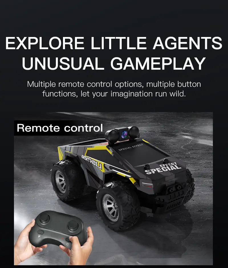 Cross-Border Hot-Selling 2.4g Remote Control Car with Aerial Photography, 1:28 Scale, App-Controlled High-Speed Drifting Off-Road Toy Climbing Car — feature 6
