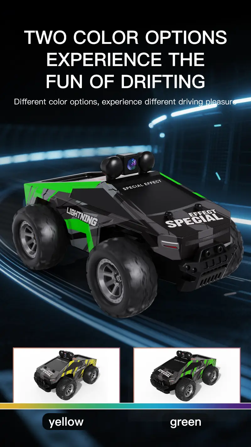 Cross-Border Hot-Selling 2.4g Remote Control Car with Aerial Photography, 1:28 Scale, App-Controlled High-Speed Drifting Off-Road Toy Climbing Car — feature 8