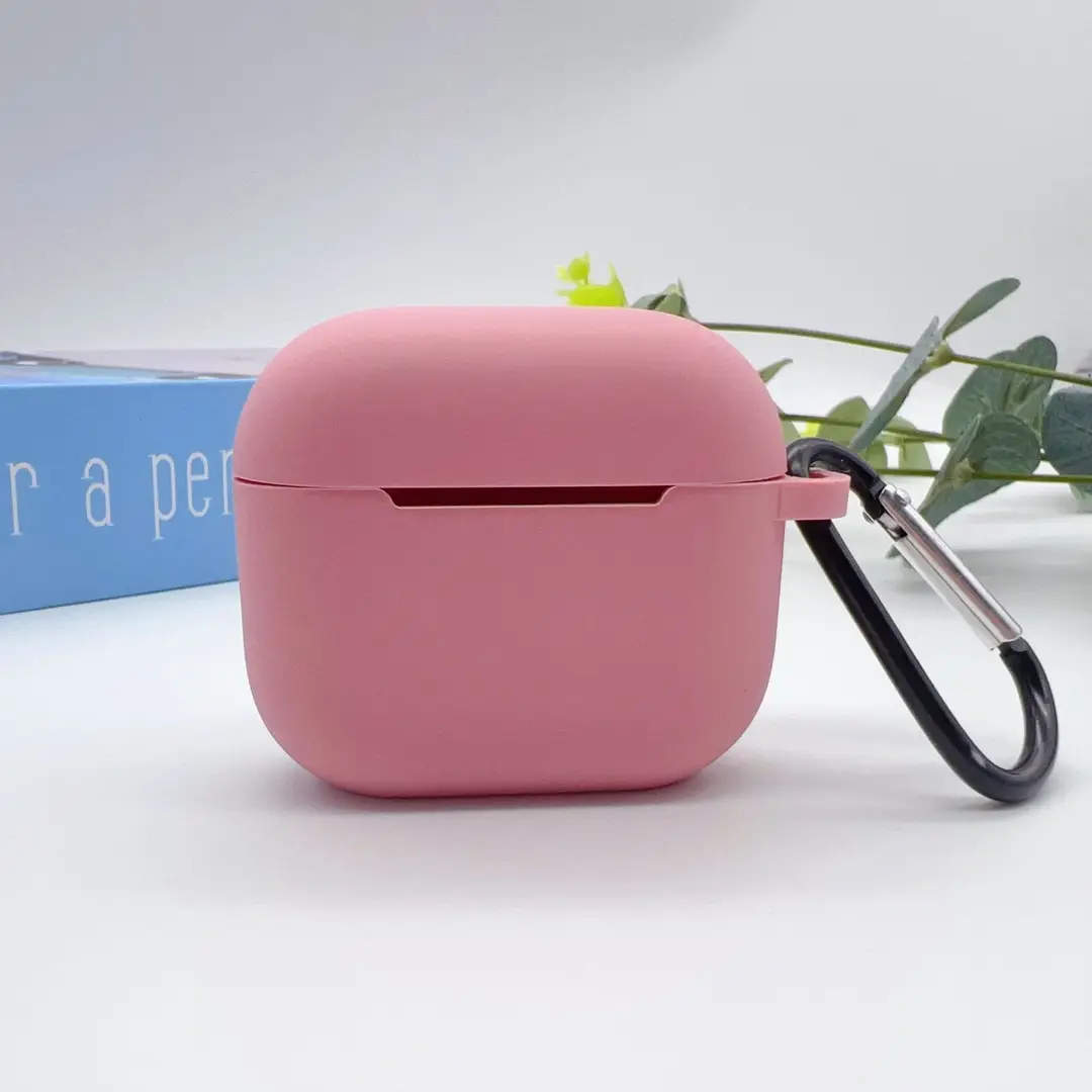 Suitable for AirPods 4Th Generation Silicone Protective Case Apple 4Th Generation Simple Solid Color Anti-Scratch Bluetooth Earphone Soft Case — feature 19