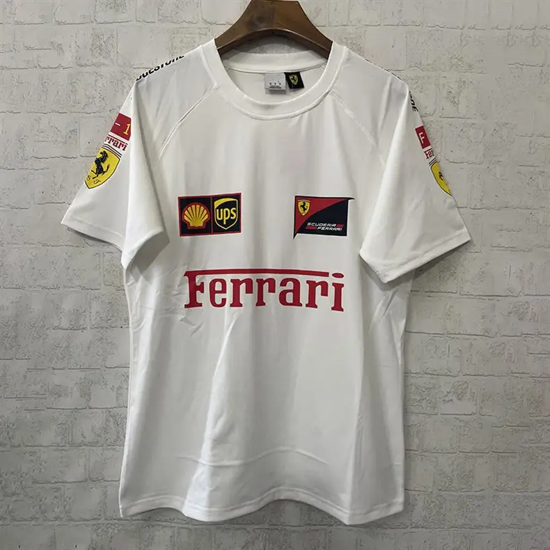 New F1 Racing Suit Ferrari Mercedes-Benz Mclaren Short-Sleeved T-Shirt Polo Team — feature 3
