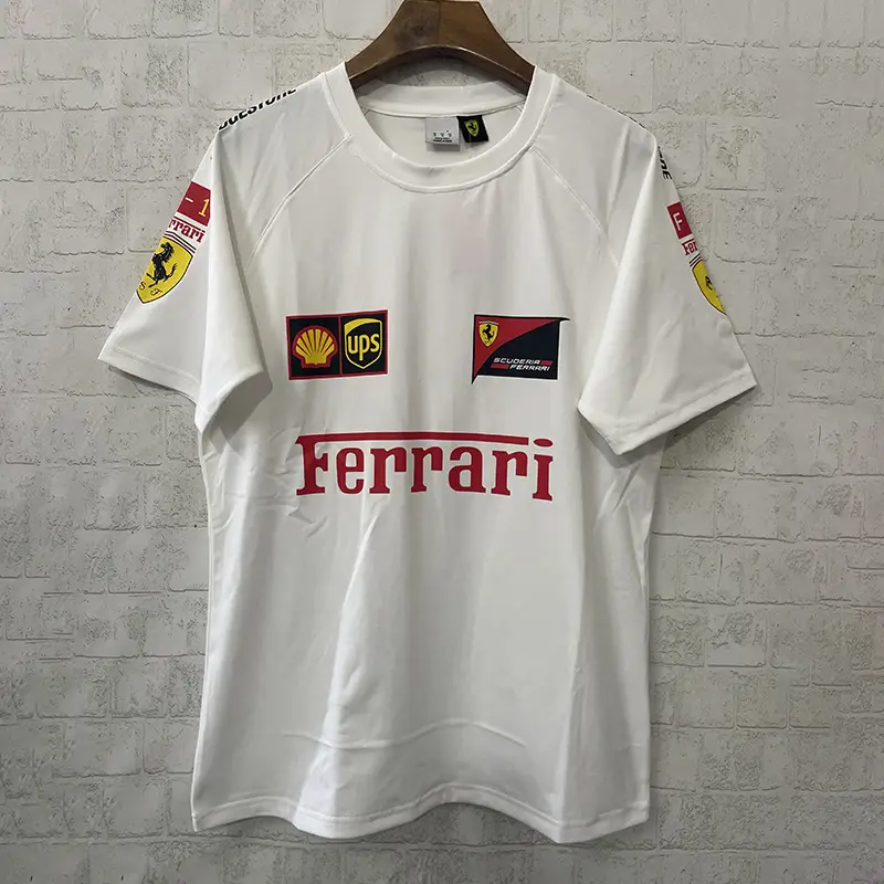 New F1 Racing Suit Ferrari Mercedes-Benz Mclaren Short-Sleeved T-Shirt Polo Team