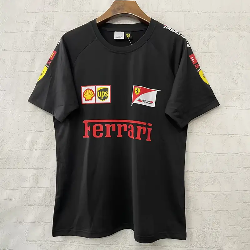 New F1 Racing Suit Ferrari Mercedes-Benz Mclaren Short-Sleeved T-Shirt Polo Team