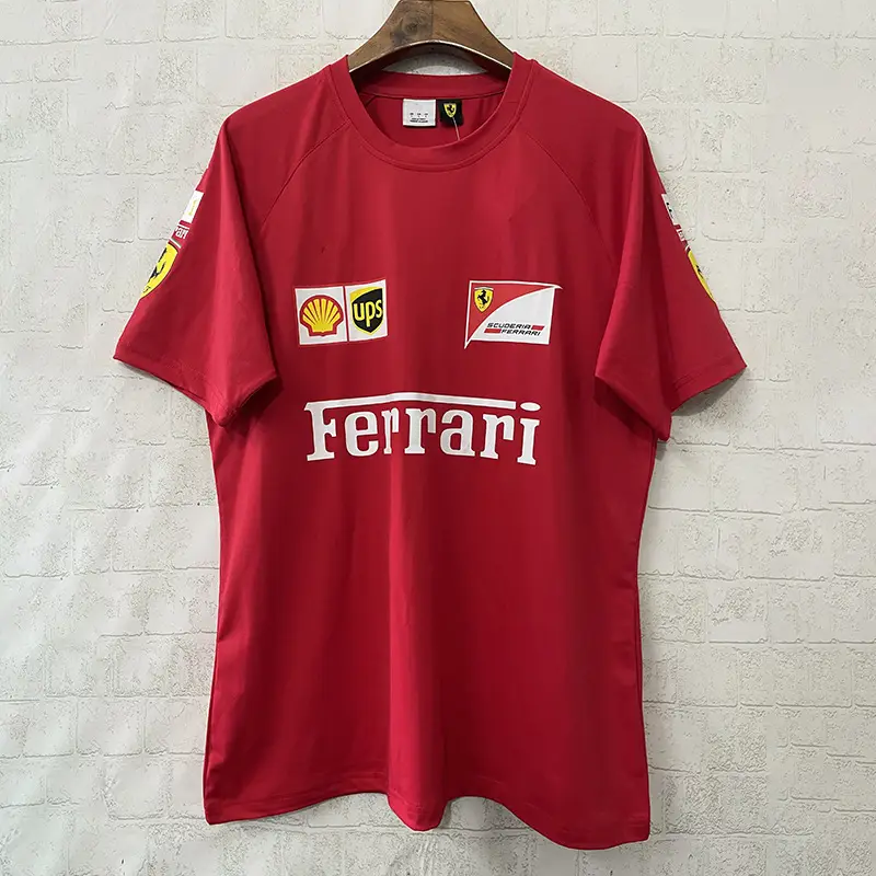 New F1 Racing Suit Ferrari Mercedes-Benz Mclaren Short-Sleeved T-Shirt Polo Team