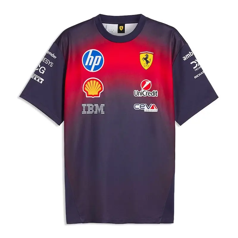 New F1 Racing Suit Ferrari Mercedes-Benz Mclaren Short-Sleeved T-Shirt Polo Team