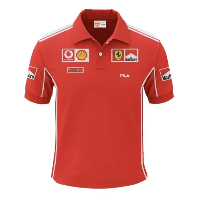 New F1 Racing Suit Ferrari Mercedes-Benz Mclaren Short-Sleeved T-Shirt Polo Team
