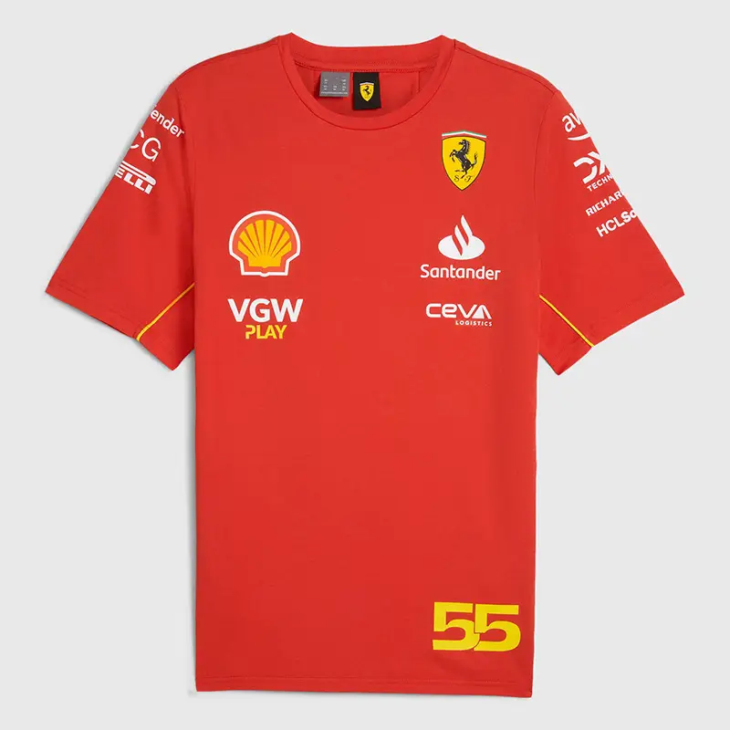 New F1 Racing Suit Ferrari Mercedes-Benz Mclaren Short-Sleeved T-Shirt Polo Team