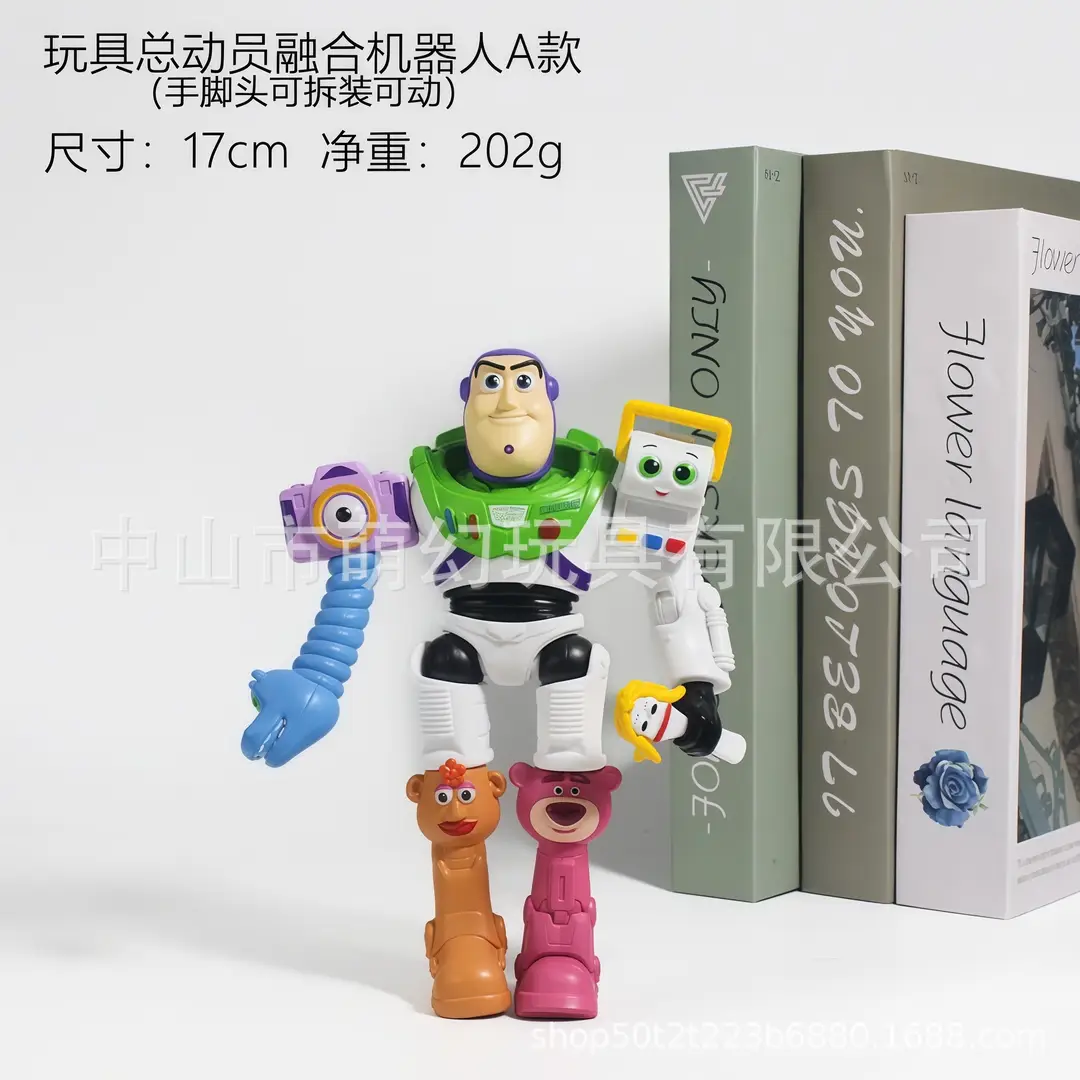 New Product: 2D Anime Figure Toy Story Combination Model Abc, with Movable Limbs, Detachable Parts, and Can Be Posed in Many Different Ways