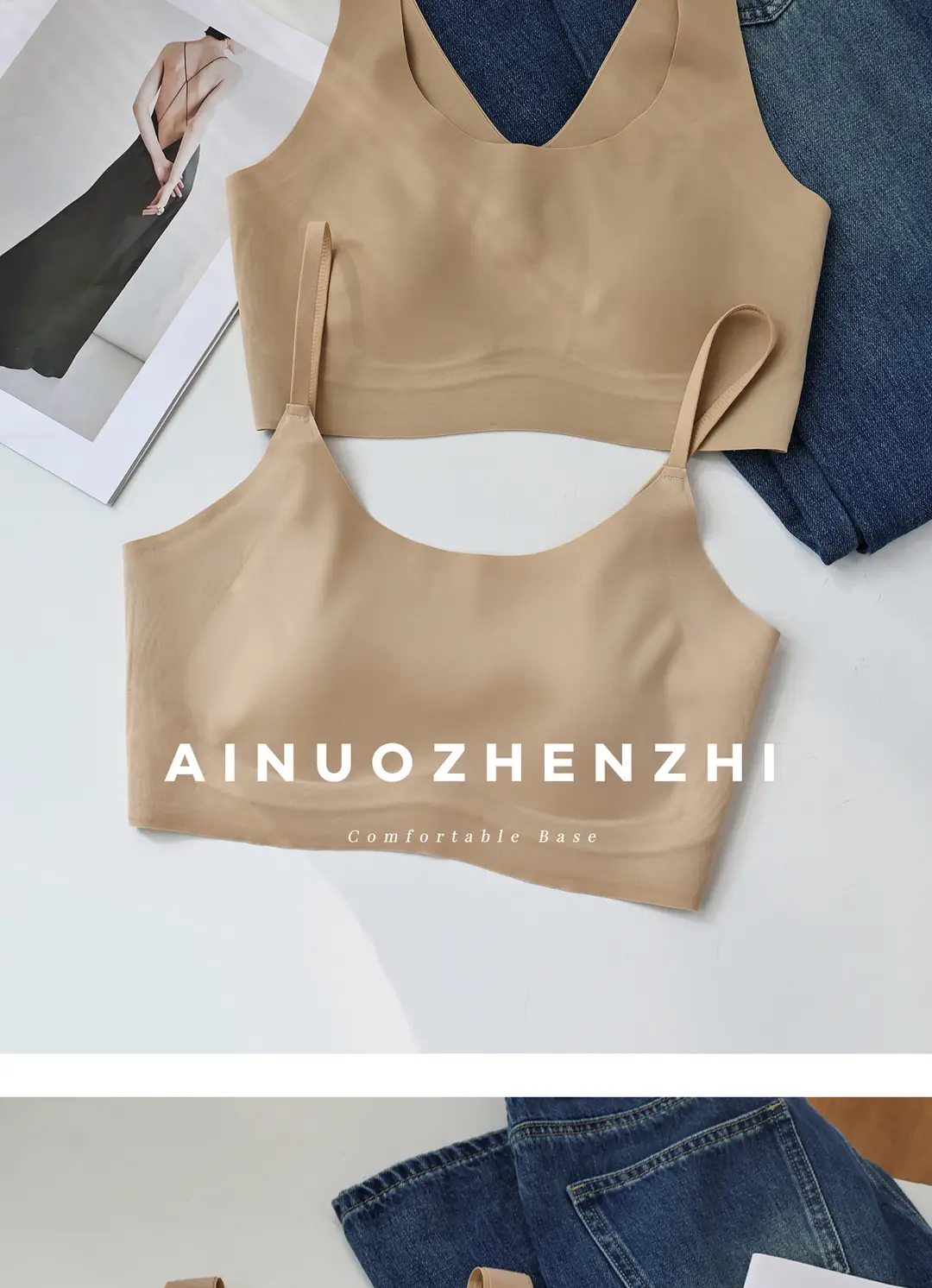Modal Silk Ultra-Thin Lingerie for Women, Summer Invisible Seamless Bra That Makes Large Busts Appear Smaller and Enhances Beautiful Back — feature 40