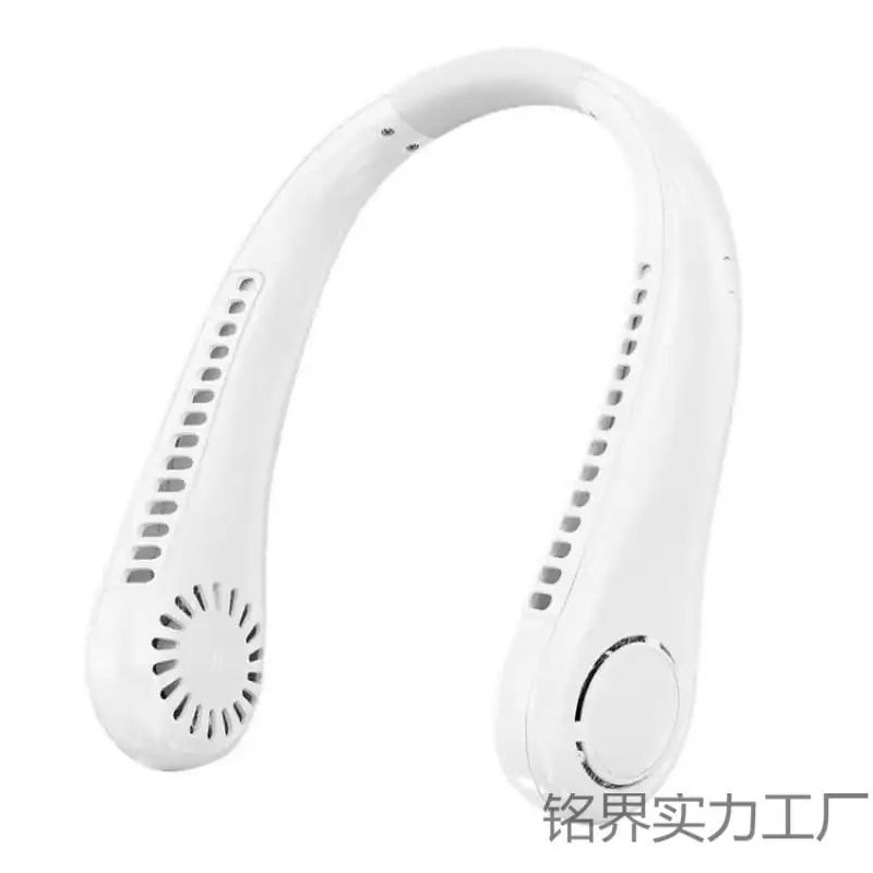 2025 New Model Portable Neck Fan, Small Personal Fan, Rechargeable Neck-Mounted Electric Fan