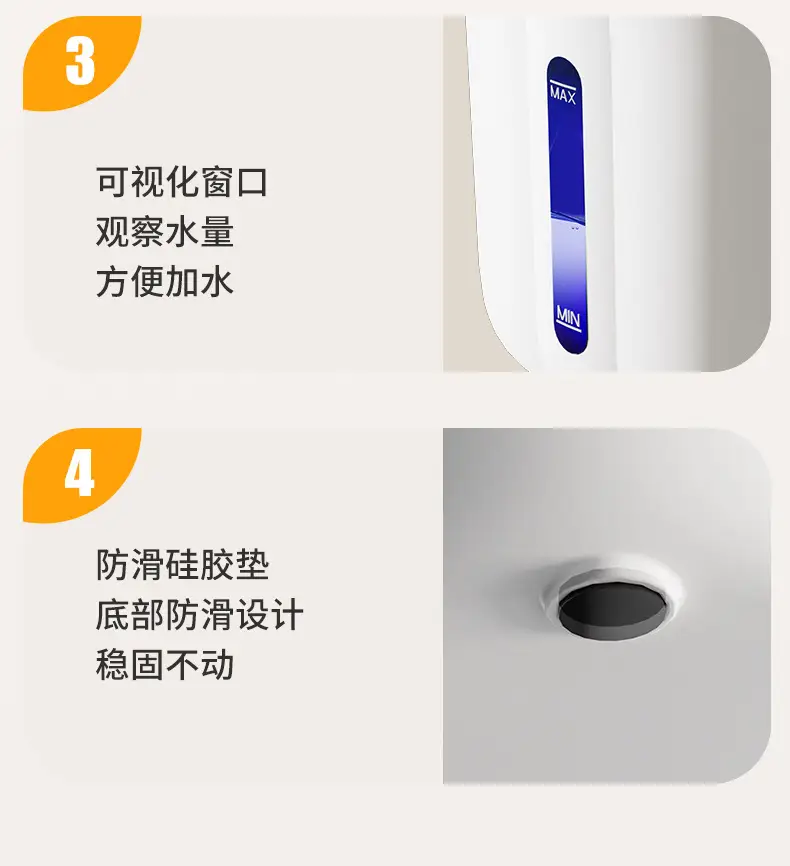 Constant Temperature Sterilizing Cat Water Dispenser, Intelligent Sensor, Live Water, Silent, Low Noise, Filtered Pet Water Feeder, Large Capacity — feature 22