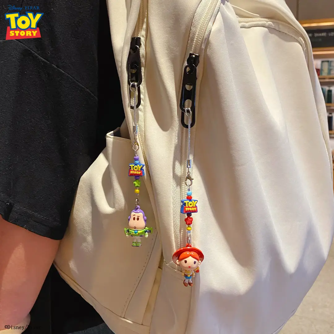 Authentic Toy Story Series Beaded Cute Keychain Pendant Creative Exquisite Bag Decoration Student Gift