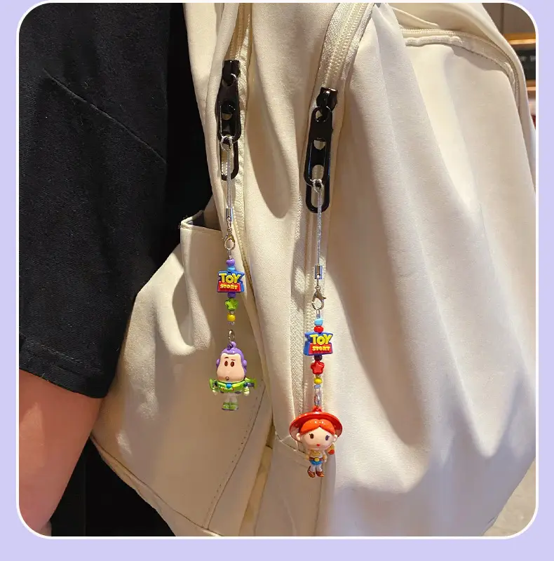 Authentic Toy Story Series Beaded Cute Keychain Pendant Creative Exquisite Bag Decoration Student Gift — feature 14