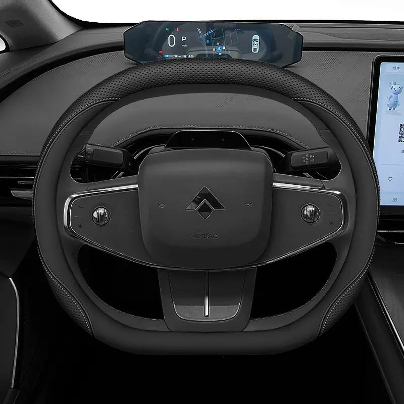 23 Models of Aion Hyper Gt Steering Wheel Covers, 2023 Model Aion Hyper Ht Special Car Interior Modification Leather Steering Wheel Cover - Image 5