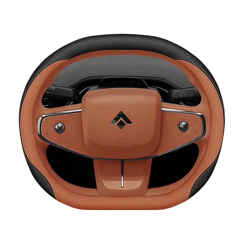 23 Models of Aion Hyper Gt Steering Wheel Covers, 2023 Model Aion Hyper Ht Special Car Interior Modification Leather Steering Wheel Cover - Image 7
