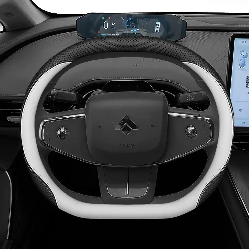 23 Models of Aion Hyper Gt Steering Wheel Covers, 2023 Model Aion Hyper Ht Special Car Interior Modification Leather Steering Wheel Cover - Image 4