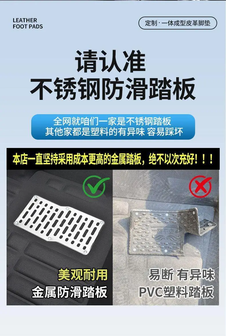 Suitable for Car Floor Mats for Chery Tiggo 3, Tiggo 5, Tiggo 7, Tiggo 8, Single Piece for Driver and Passenger, Waterproof and Wear-Resistant for the Entire Vehicle — feature 20