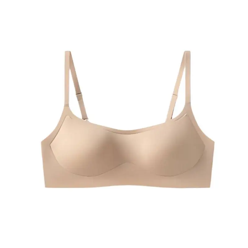 Xiaohongshu Invisible Slimming Seamless Bra for Women, New Thin Style, Minimizes Large Bust, Gathers and Lifts the Bust