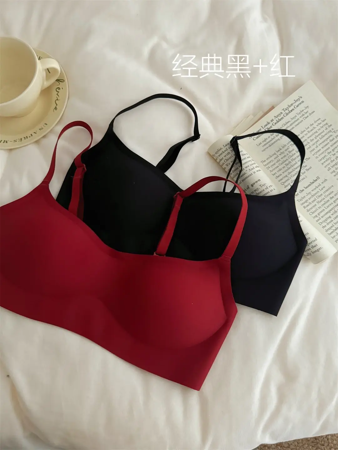 Xiaohongshu Invisible Slimming Seamless Bra for Women, New Thin Style, Minimizes Large Bust, Gathers and Lifts the Bust — feature 19