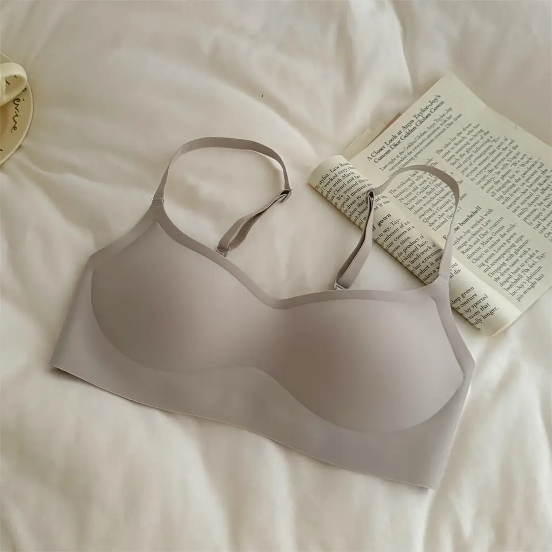 Xiaohongshu Invisible Slimming Seamless Bra for Women, New Thin Style, Minimizes Large Bust, Gathers and Lifts the Bust — feature 33