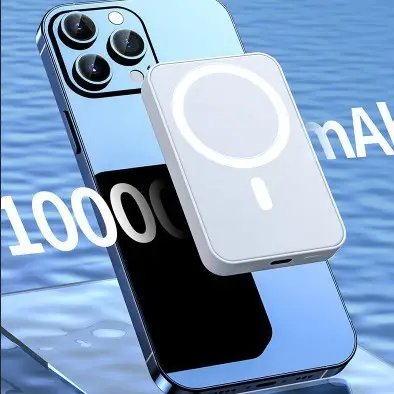 Magsafe Magnetic Wireless 20W Power Bank 3C Two-Way Fast Charging Portable Power Bank Customizable Kc Cross-Border
