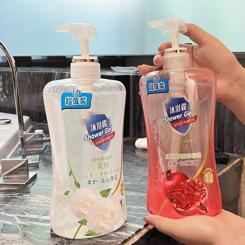 【Direct from Manufacturer】Large Capacity 1000ml Camellia Shower Gel with Red Pomegranate Long-Lasting Fragrance Wholesale — feature 2