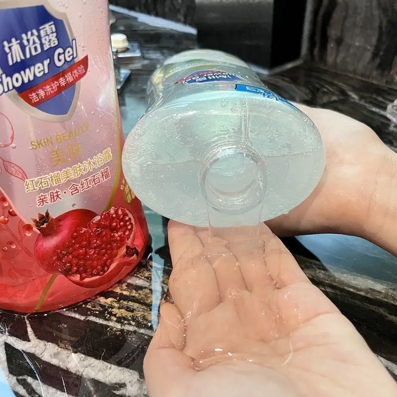【Direct from Manufacturer】Large Capacity 1000ml Camellia Shower Gel with Red Pomegranate Long-Lasting Fragrance Wholesale — feature 9