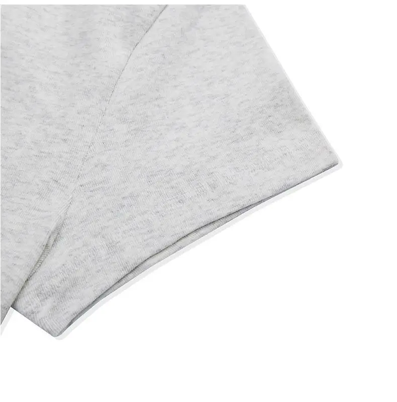 Spring and Summer Round Neck Seamless Label-Free Slim-Fit Quick-Dry Casual Outdoor Sports Fitness Short-Sleeve T-Shirt for Women — feature 9