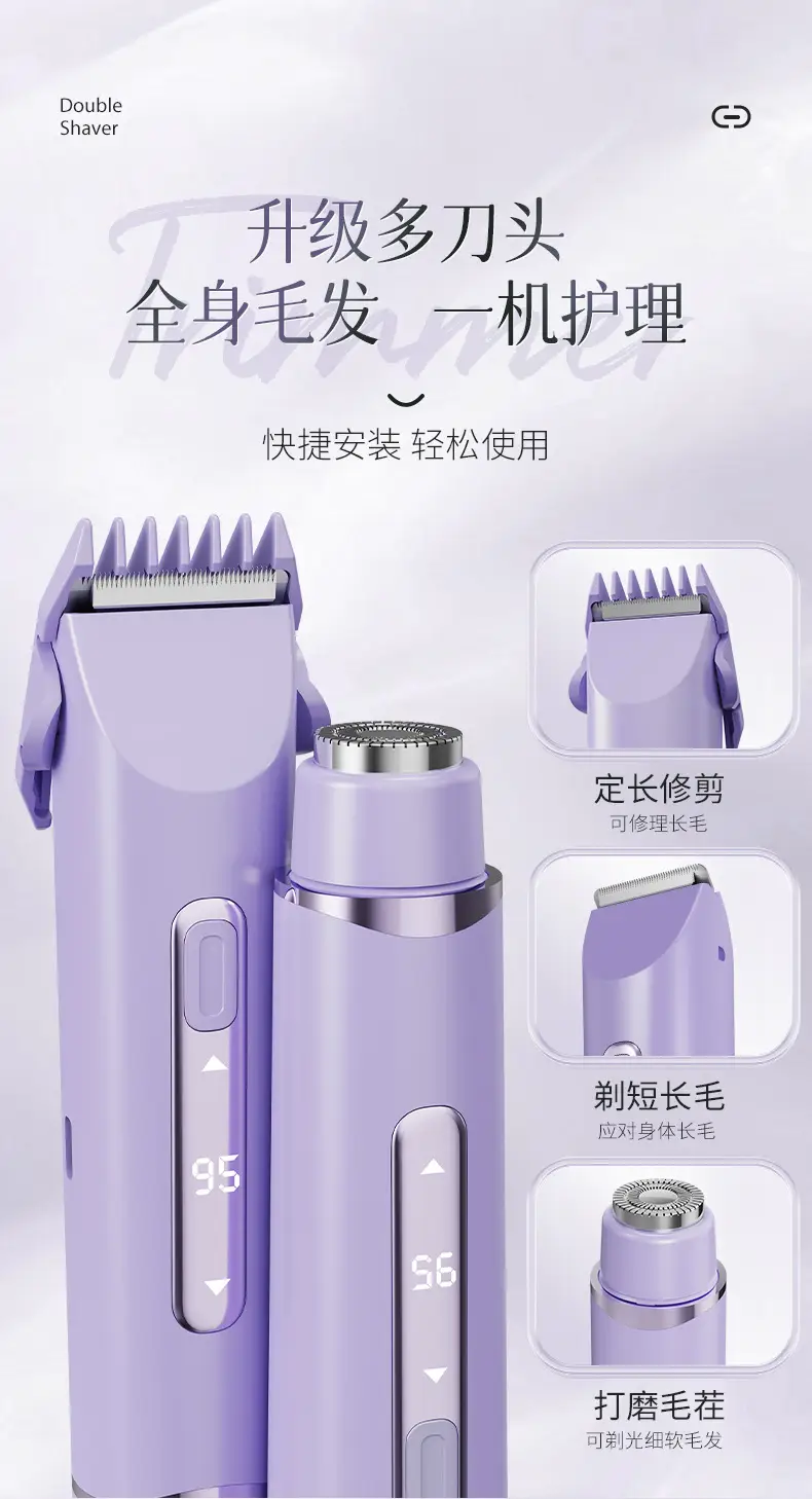 Cross-Border Electric Shaver for Private Areas, Pubic Hair Trimmer for Men and Women, Electric Hair Removal Device for Whole Body Use — feature 6