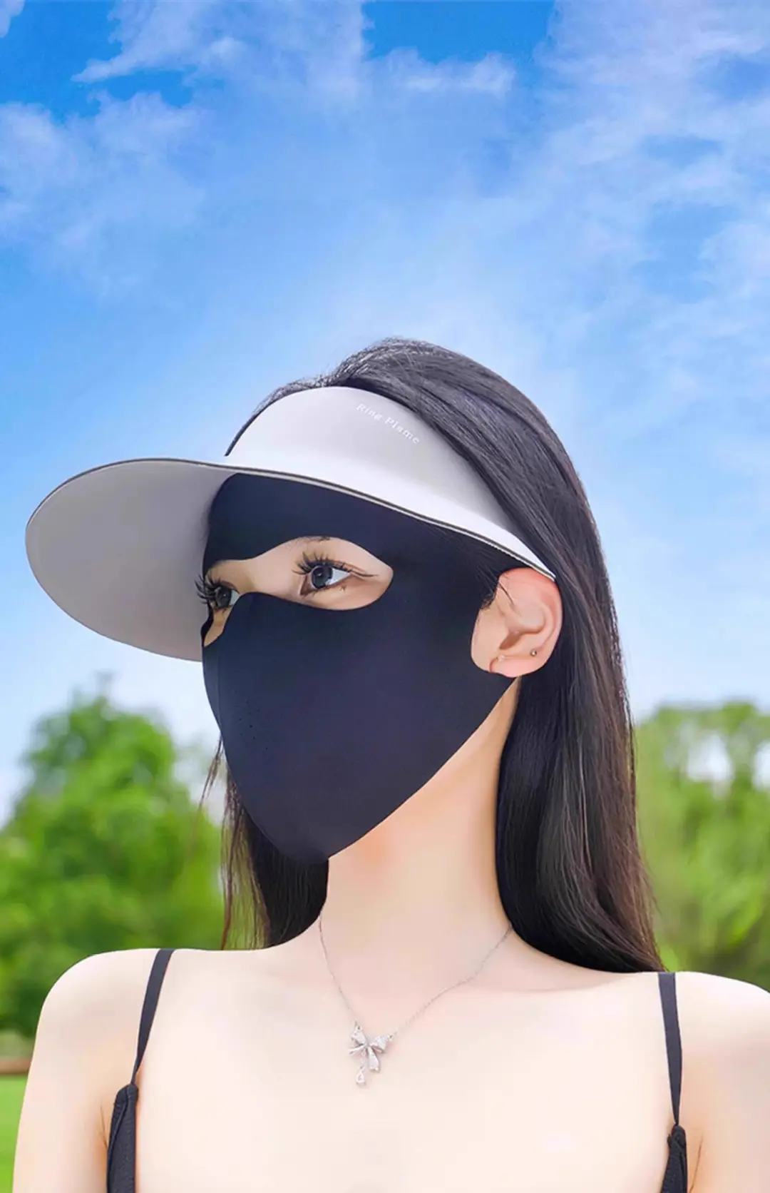 New Summer Full-Face Sun Protection Mask, Summer Uv Protection, High-Quality Face Mask, Ice Silk Cycling Dust Mask — feature 1