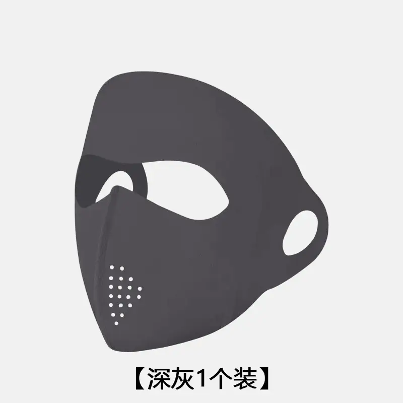New Summer Full-Face Sun Protection Mask, Summer Uv Protection, High-Quality Face Mask, Ice Silk Cycling Dust Mask