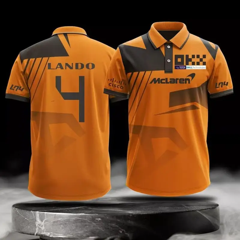 Off-Road Racing Clothing, New Hot-Selling Short-Sleeved Polo Shirt, Versatile and Stylish, European and American Sizes, Loose Fit