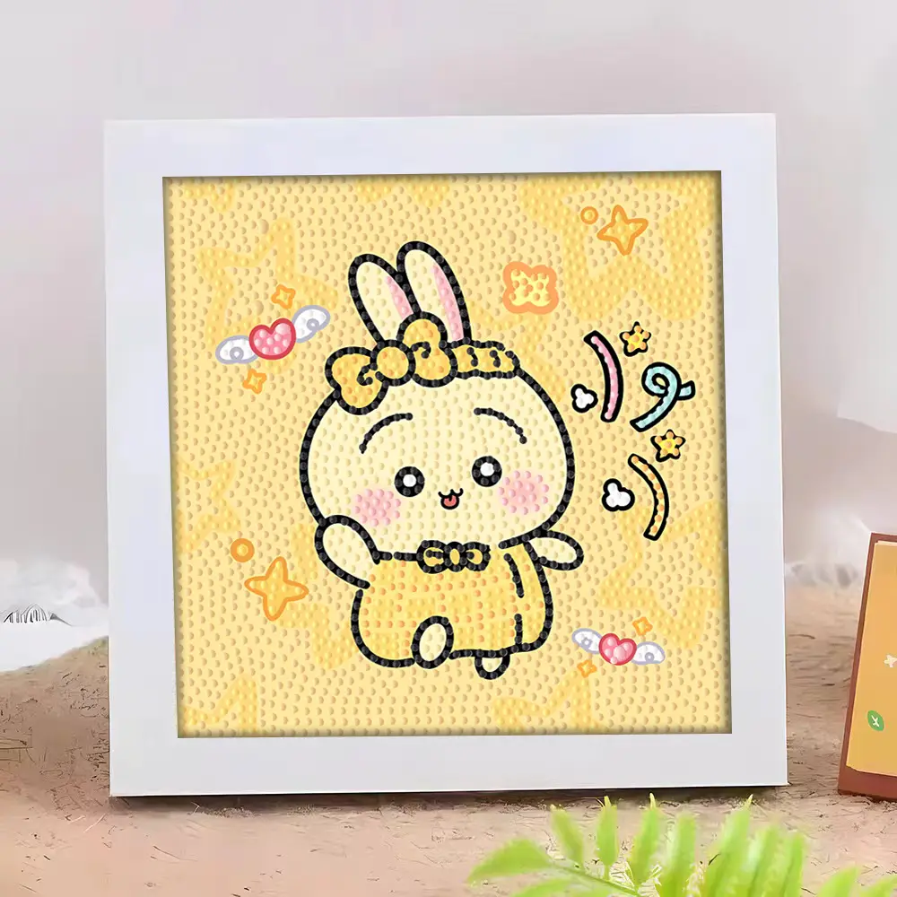 Star People Diamond Painting DIY Handmade Material Package Kidsren's Cartoon Cute Educational Decorative Ornaments with Photo Frame — feature 14