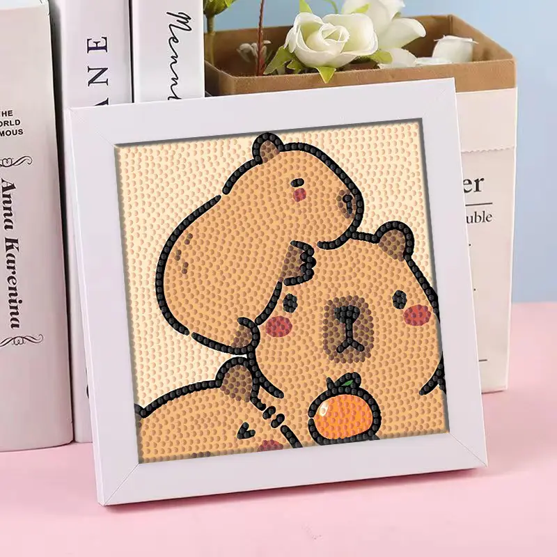 Star People Diamond Painting DIY Handmade Material Package Kidsren's Cartoon Cute Educational Decorative Ornaments with Photo Frame — feature 16