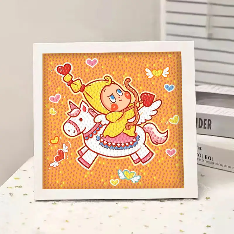 Star People Diamond Painting DIY Handmade Material Package Kidsren's Cartoon Cute Educational Decorative Ornaments with Photo Frame — feature 22
