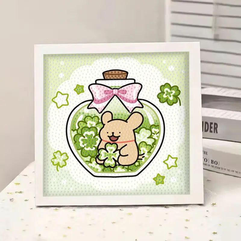 Star People Diamond Painting DIY Handmade Material Package Kidsren's Cartoon Cute Educational Decorative Ornaments with Photo Frame — feature 24