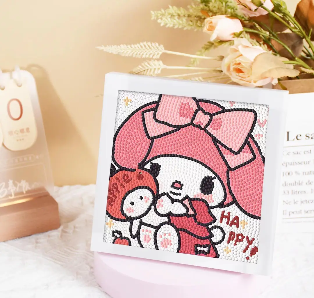 Star People Diamond Painting DIY Handmade Material Package Kidsren's Cartoon Cute Educational Decorative Ornaments with Photo Frame — feature 8