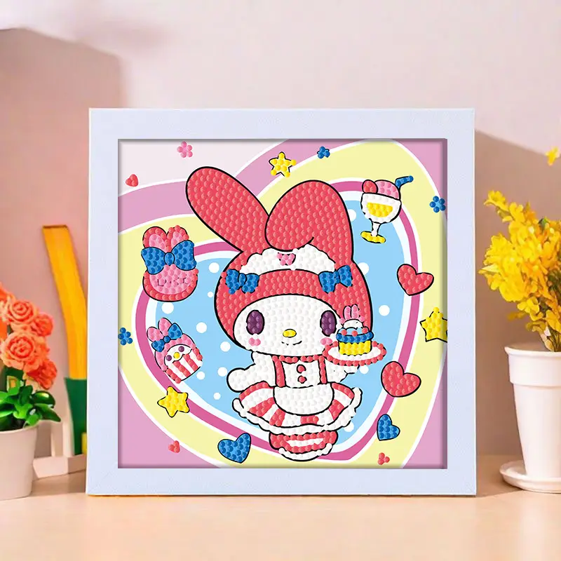 Star People Diamond Painting DIY Handmade Material Package Kidsren's Cartoon Cute Educational Decorative Ornaments with Photo Frame