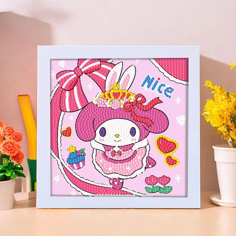 Star People Diamond Painting DIY Handmade Material Package Kidsren's Cartoon Cute Educational Decorative Ornaments with Photo Frame
