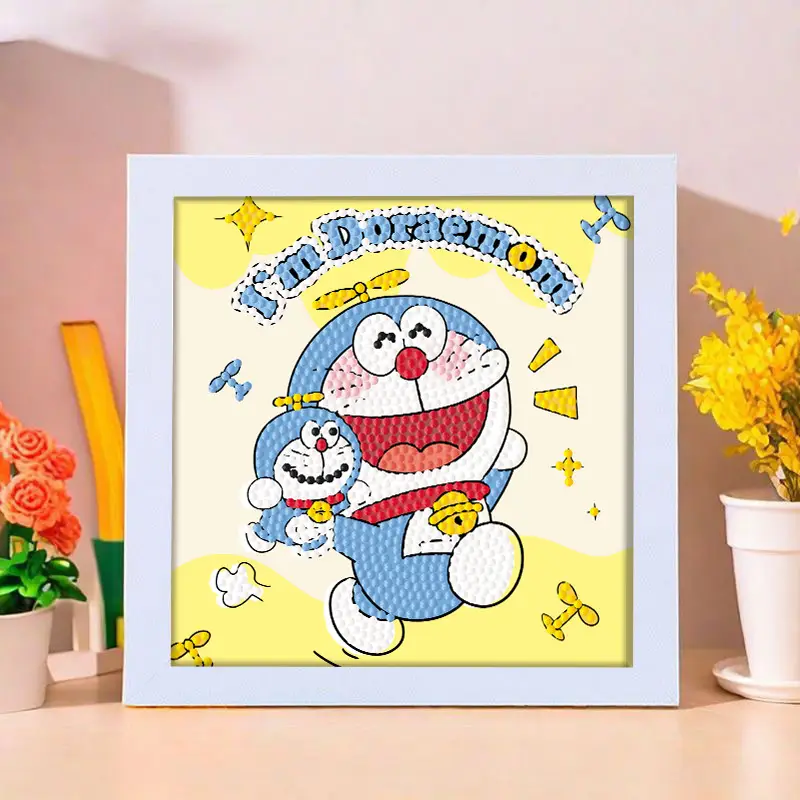 Star People Diamond Painting DIY Handmade Material Package Kidsren's Cartoon Cute Educational Decorative Ornaments with Photo Frame