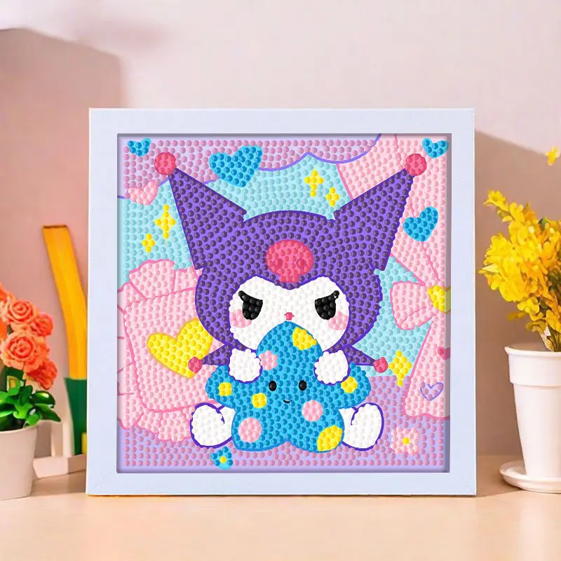 Star People Diamond Painting DIY Handmade Material Package Kidsren's Cartoon Cute Educational Decorative Ornaments with Photo Frame