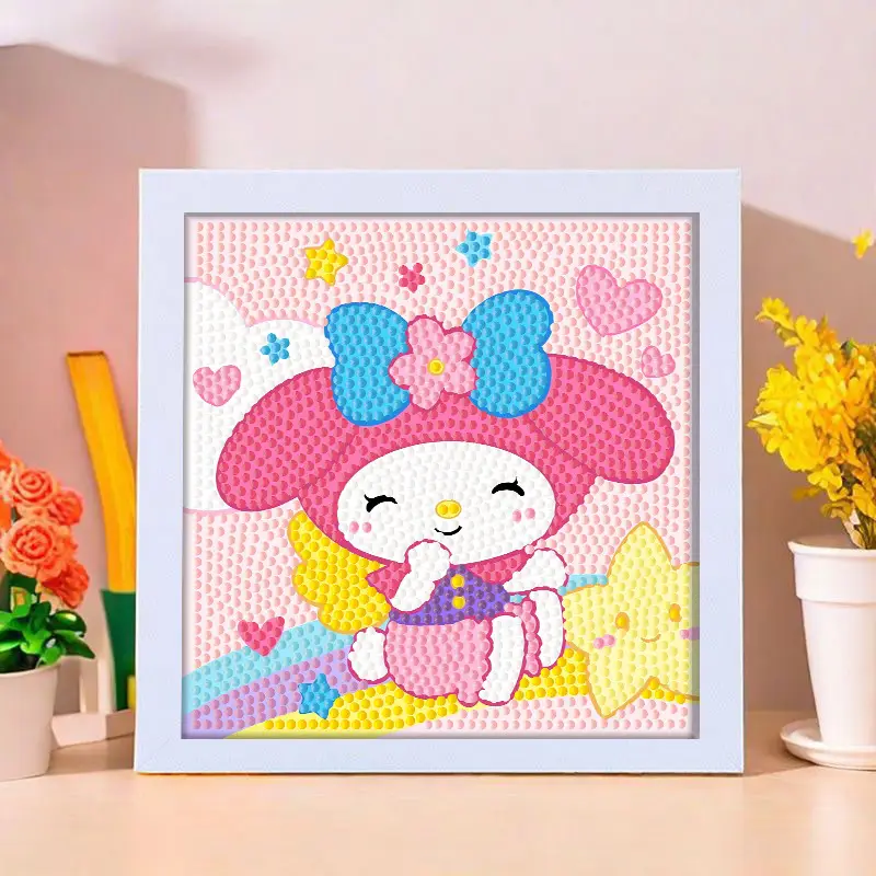 Star People Diamond Painting DIY Handmade Material Package Kidsren's Cartoon Cute Educational Decorative Ornaments with Photo Frame