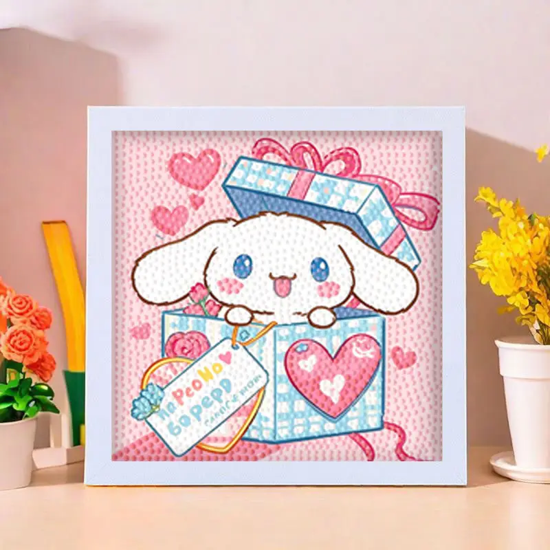 Star People Diamond Painting DIY Handmade Material Package Kidsren's Cartoon Cute Educational Decorative Ornaments with Photo Frame